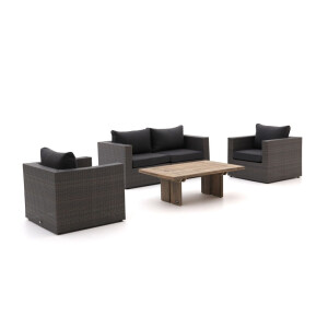 Forza Barolo/ROUGH-L 120cm stoel-bank loungeset 4-delig - Laagste prijsgarantie!