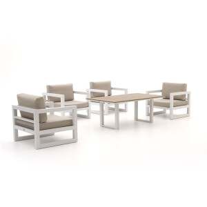 Forza Calleo/Fidenza 160cm stoel loungeset 5-delig - Laagste prijsgarantie!
