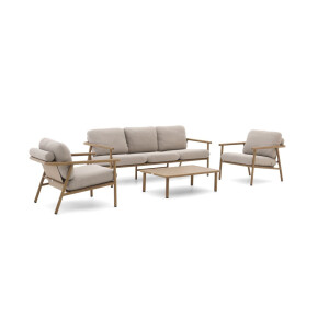 Forza Cuneo stoel-bank loungeset 4-delig - Laagste prijsgarantie!