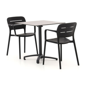 Forza Pazzia/Canzo 70cm dining tuinset 3-delig stapelbaar - Laagste prijsgarantie!