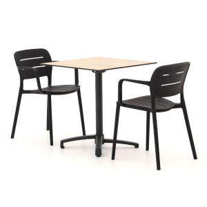 Forza Pazzia/Canzo 70cm dining tuinset 3-delig stapelbaar - Laagste prijsgarantie!