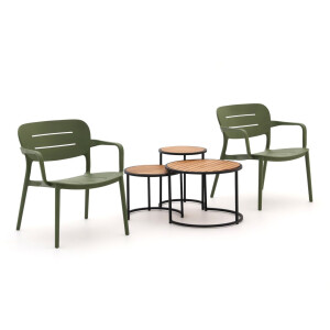 Forza Pazzia/Mosi lounge balkonset 5-delig - Laagste prijsgarantie!