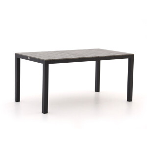 Forza Ripi/Fidenza 160cm dining tuinset 5-delig stapelbaar - Laagste prijsgarantie!