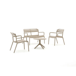 Forza Vico/Rieti ø60 stoel-bank loungeset 4-delig - Laagste prijsgarantie!