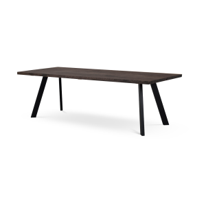 Fred houten eettafel donkerbruin - 240 x 100 cm