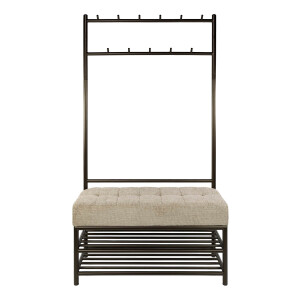 Garderobebank Luno 100 cm Drift brown