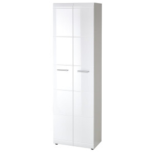 Garderobekast Adana 197 cm hoog in hoogglans wit