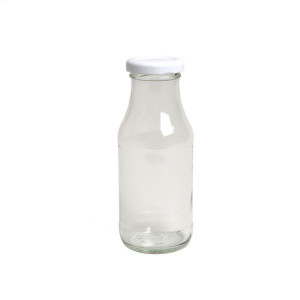 Melkfles, glas, 263 ml