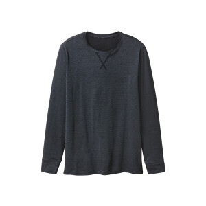 esmara Men Heren thermoshirt (Donkerblauw, L)