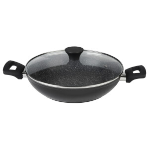 SILVERCREST Serveerpan Ø28 cm (Zwart)