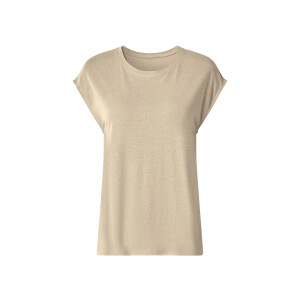 esmara Linnen dames top (Beige, L (44/46))
