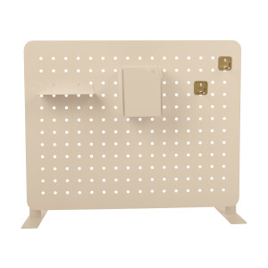 CRELANDO Peg board, 46,5 x 36,5 cm (Prikbord met 6 onderdelen, Ivoor)