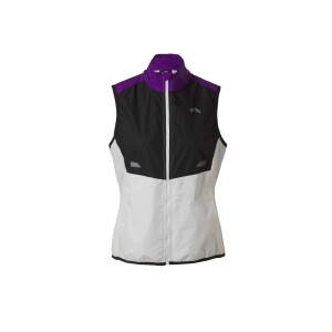 CRIVIT Dames sportbodywarmer (Wit/lila, S (36/38))