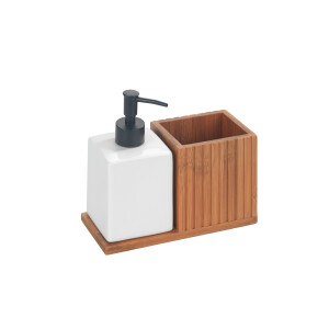 Wenko Afwasmiddel- en zeepdispenser met houder Mera