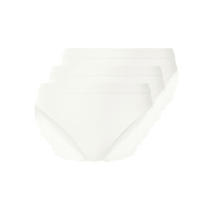esmara Set van 3 dames onderbroeken (Crème, M (40/42))