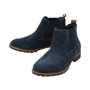esmara Leren heren schoenen (Marineblauw, 41)