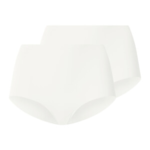 esmara Set van 2 dames onderbroeken (Crème, XS (32/34))