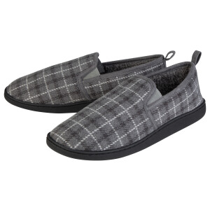 LIVERGY Heren pantoffels (Grijs, 43)