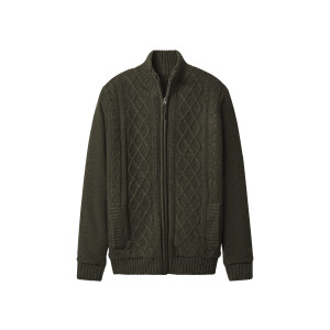 esmara Men Gebreid heren vest (Olijfgroen, XXL)