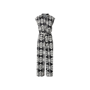 esmara Dames jumpsuit (Zwart/wit, S (36/38))