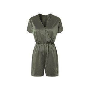 ESMARA Satijnen dames jumpsuit (Olijfgroen, 42)