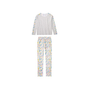 pepperts! Meisjes pyjama (158/164, Grijs/wit)