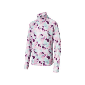 CRIVIT Kinder thermoshirt (158/164, wit/roze/mint)