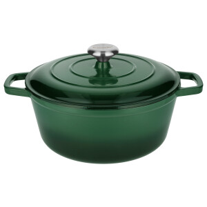 SILVERCREST Gietijzeren pan, Ø27 cm (Groen)