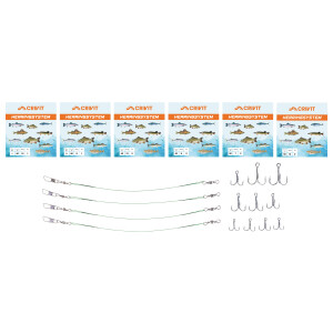 CRIVIT Lokaas- of hakenset (Roofvis-staalonderlijn-set)