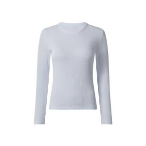 esmara Geribd dames shirt (Blauw, M (40/42))