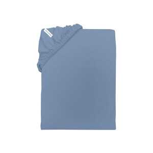TOM TAILOR Jersey hoeslaken, 180-200 x 200 cm (Blauw)