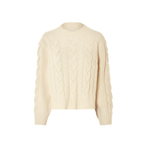 esmara Grofgebreide dames trui (Beige, S (36-38))