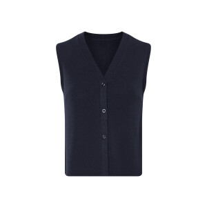 esmara Gebreid dames vest (Marineblauw, XS (32/34))