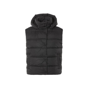esmara Dames gewatteerde bodywarmer (M (40/42), Zwart)