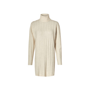 ESMARA Gebreide dames jurk (Wit, XS (32/34))