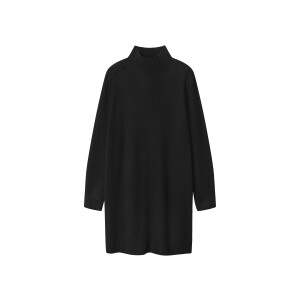 ESMARA Gebreide dames jurk (Zwart, M (40/42))