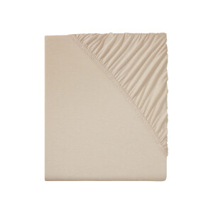 LIVARNO home Jersey hoeslaken 140-160 x 200 cm (Beige)