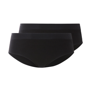 ESMARA Dames Hipster, 2 stuks, seamless (Zwart, XL (48/50))