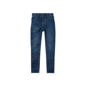 pepperts! Meisjes jeans - Super skinny fit (128, Donkerblauw)