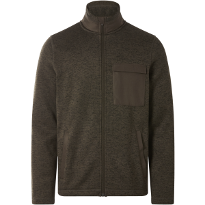 ESMARA MEN Heren gebreid fleecevest (Bruin, XXL)
