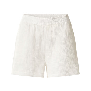 esmara Korte mousseline dames broek (Wit, L (44/46))