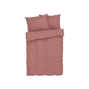 LIVARNO home Muslin beddengoed, met 2 kussenslopen (Lichtroze)