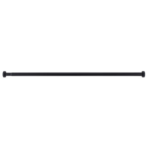 Wenko Telescopische douchestang Luz (Zwart, 110 - 185 cm)
