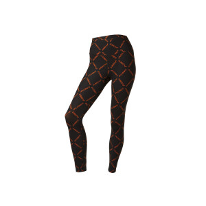 CRIVIT Dames sportlegging (Zwart/oranje, S (36/38))