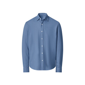 esmara Men Heren overhemd (Blauw, L)