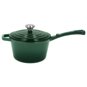 SILVERCREST Gietijzeren steelpan, Ø18 cm (Groen)