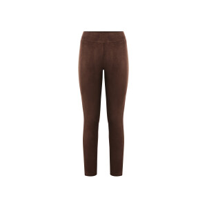 ESMARA Dames jegging in suèdelook (Bruin, L (44/46))