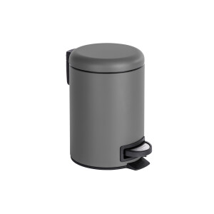 Wenko Prullenbak Leman 3 L (Grijs)