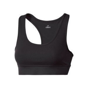 CRIVIT Dames sport-BH (Zwart, XS (32/34))