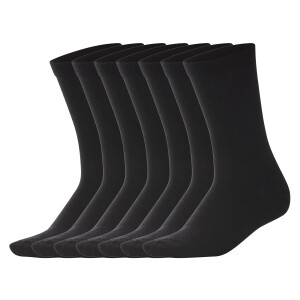 esmara 7 Paar dames sokken (Zwart, 35-38)
